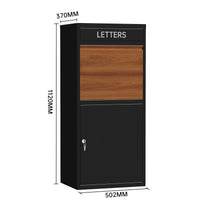 Personalized mailbox Large outdoor parcel delivery box Waterproof